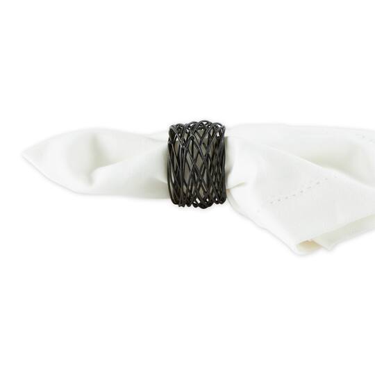 Birdnest Black Napkin Ring, Michaels
